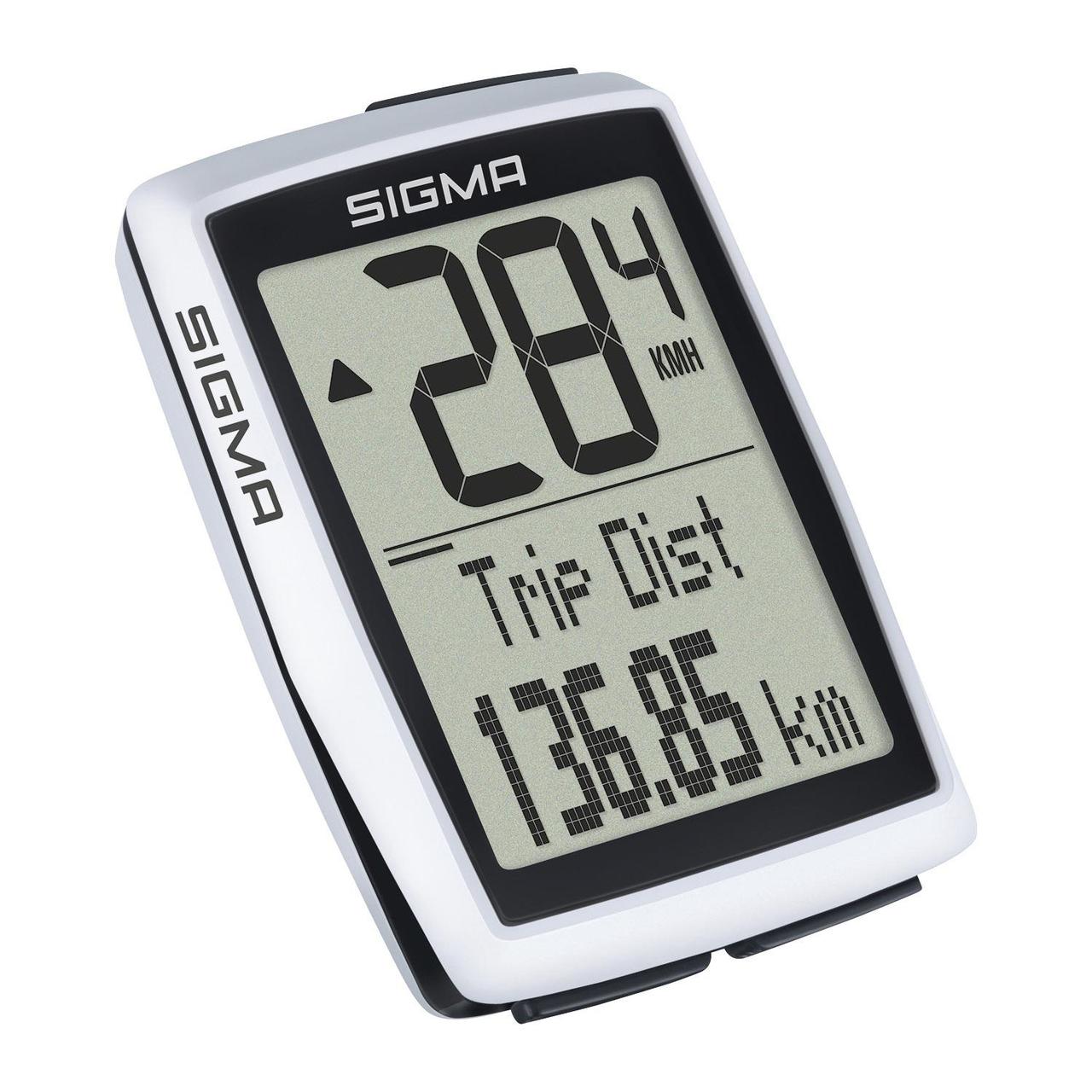 Велокомп'ютер Sigma BC12.0 WR дротовий, білий (LIS214)