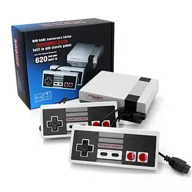 Ігрова приставка Nintendo Entertainment System мініконсоль ретро-геймінг 620 ігор два джойстики Dendy
