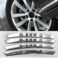 Наклейки на диски BMW (БМВ)  E39 E53 E60 E46 E34 E90 E65 E66 E70 F10, F15 F20 F30 F35 Хром