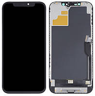 Дисплей Apple iPhone 12 Pro Max с тачскрином и рамкой оригинал переклейка Black