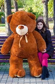 Великий плюшевий ведмедик коричневий "Ветлі" 200 см, Великий Плюшевий Ведмідь, Велика М'яка іграшка 2 м