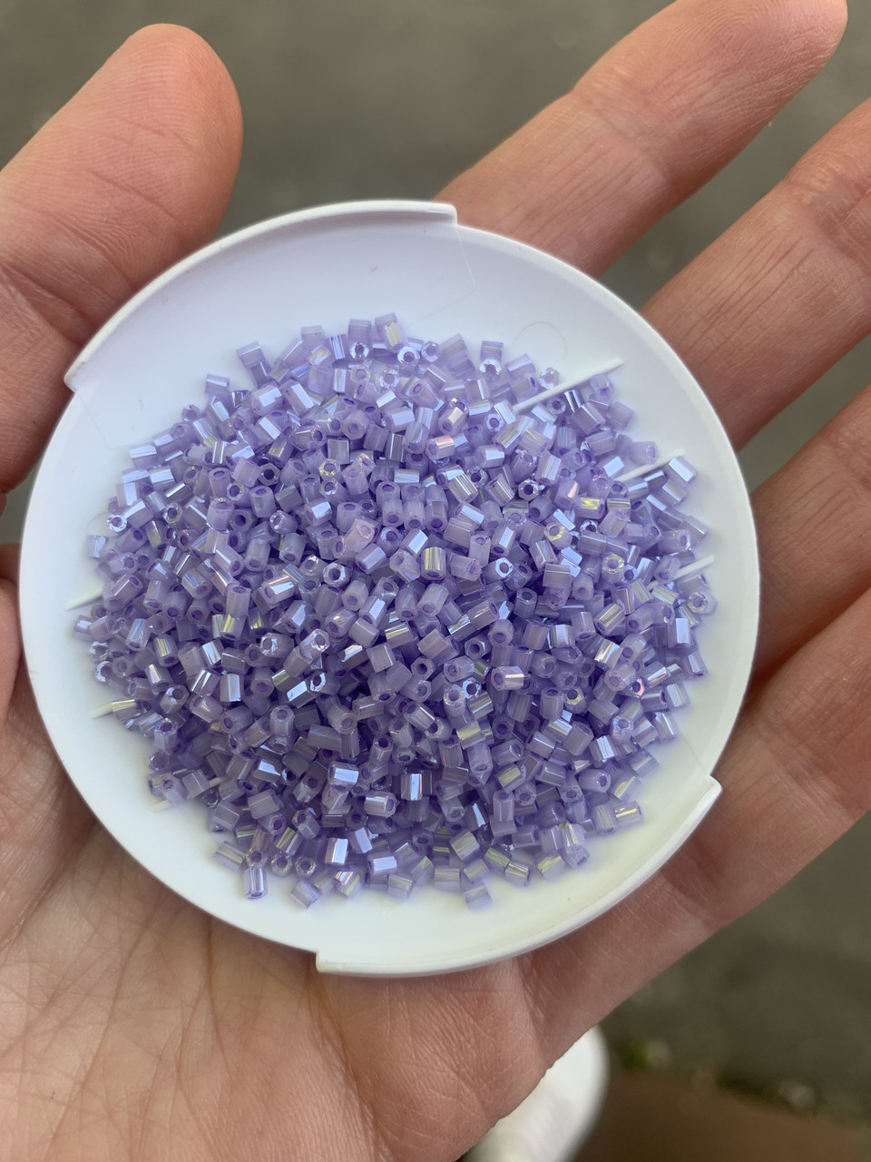 Бісер рубка Matsuno (Японія) 337 11/0 5 г. Колір — фіолетовий, фото 1