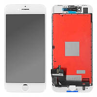 Дисплей Apple iPhone 8 Plus з тачскрином і рамкою оригінал переклеювання White