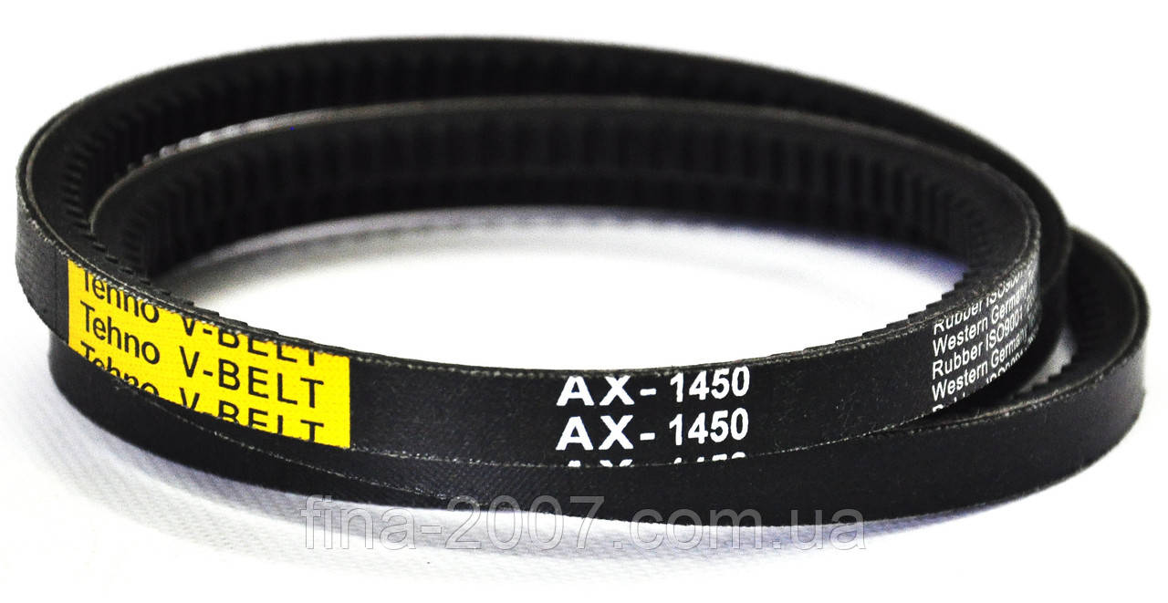 Ремінь А-1450 зубчастий / AX-1450