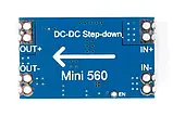 Понижувальний DC-DC перетворювач на 3.3 В DC Mini560 на м/с JW5068A, фото 3