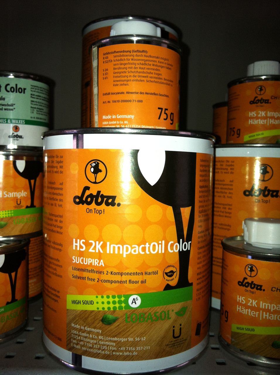 Масло ImpactOil color 2-компонентне Iron ТМ Лоба 0,75 л