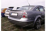 Лип спойлер Фольксваген Пассат Б5 (задній спойлер Volkswagen Passat B5), фото 5