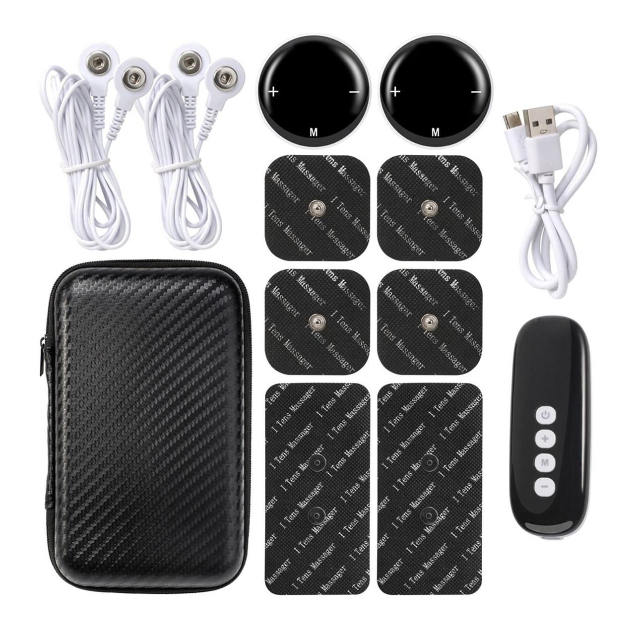 Бездротовий міні міостимулятор для тіла і м'язів Yoosk K5 Tens EMS Чорний