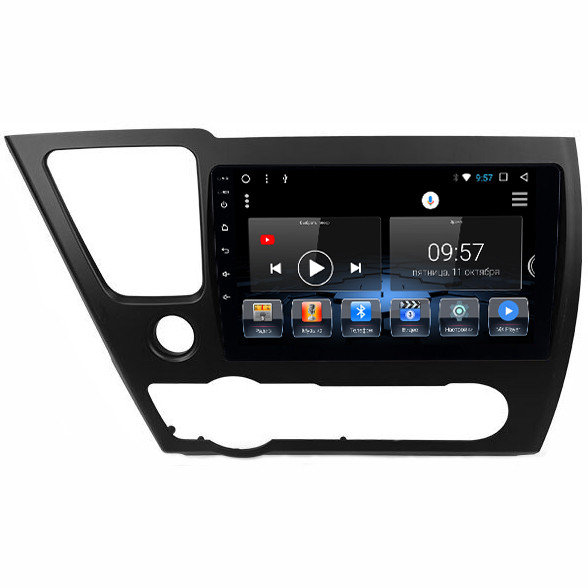 Штатна магнітола для Honda Civic 10 2014-2017 на Android