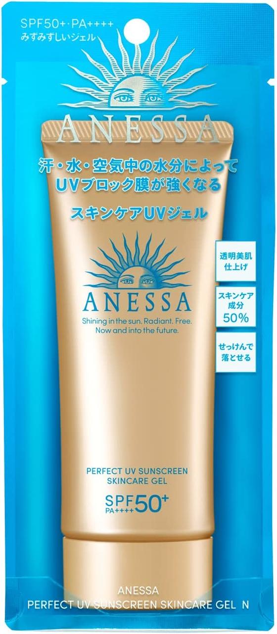 Shiseido Anessa Perfect UV Sunscreen Skincare Gel N SPF 50+/PA++++ сонцезахисний гель для обличчя й тіла, 90 мл