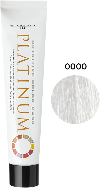 Тонуюча фарба-маска для волосся 0000 чистий блиск 100 мл PLATINUM