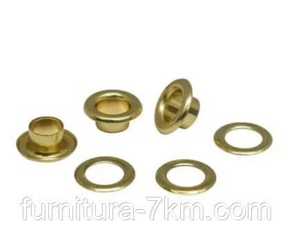 Блискавка (Туреччина), золотий, розмір "4" (6 мм), паковання/5000 шт., фото 1