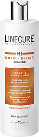 Шампунь відновлюючий для пошкодженого волосся Linecure Vegan Nutri-Repair, 300 мл
