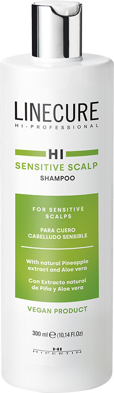 Шампунь для чутливої шкіри голови Linecure Vegan Sensitive Scalp HIPERTIN, 300 мл, фото 1