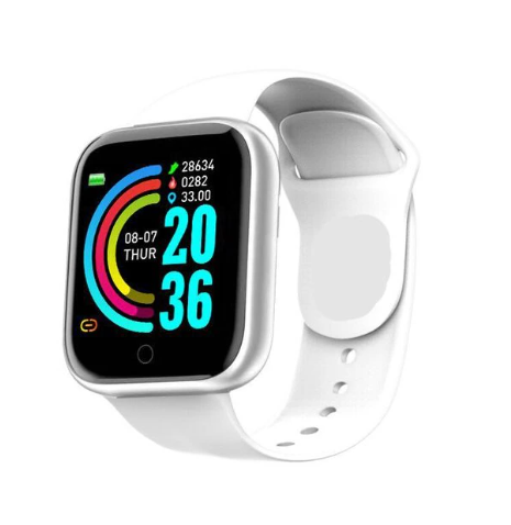 Смарт-годинник Smart Watch Y68 крокомір підрахунок калорій кольоровий екран