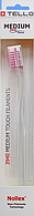 Зубна щітка Tello White, 3940 Medium +ковпачок d 0,15mm