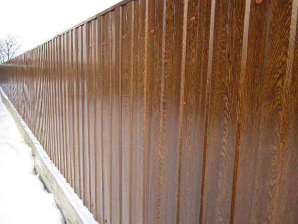 профнастил - под дерево