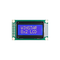 WINSTAR WH0802A символьный дисплей 58x32 (синий)