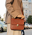 Шкіряні жіночі сумки міські стильні через плече Білі, жіночі сумки з натуральної шкіри модні, фото 8