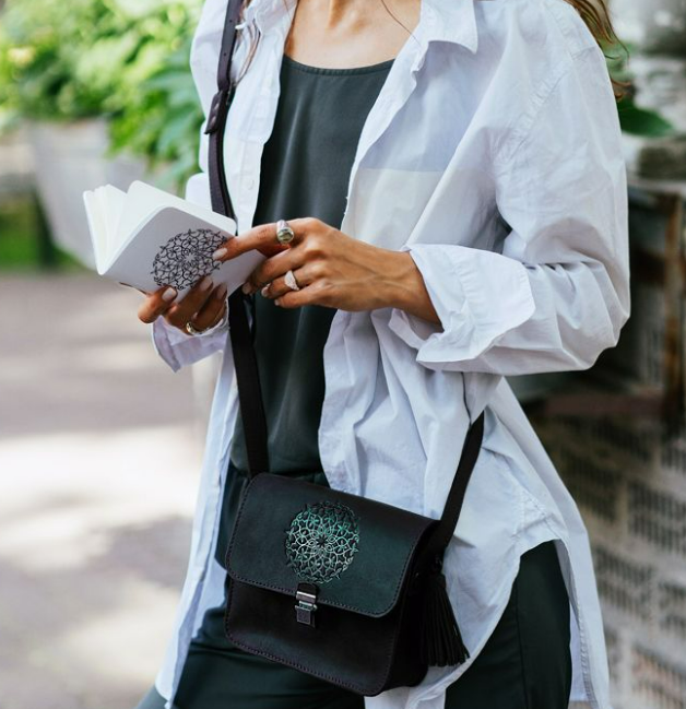 Стильна жіноча сумочка з натуральної шкіри через плече, шкіряні жіночі сумки модні якісні