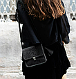 Стильна жіноча сумочка з натуральної шкіри через плече, шкіряні жіночі сумки модні якісні, фото 3