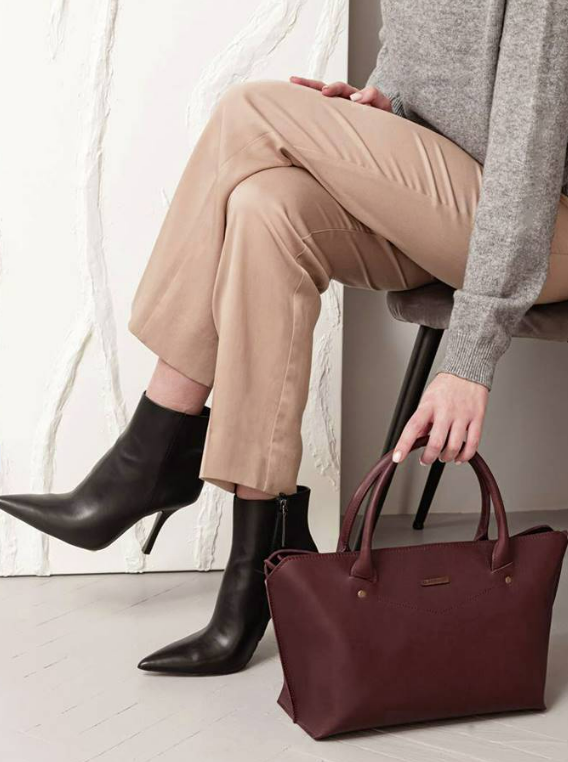 Жіноча сумка класична з натуральної шкіри стильна, сумки через плече жіночі шкіряні якісні Бордо