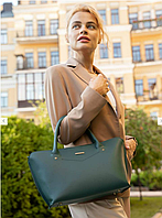 Женская сумка классическая из натуральной кожи стильная, сумки через плечо женские кожаные качественные
