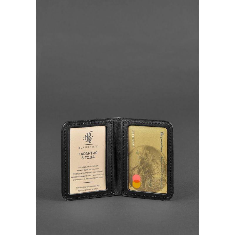 Шкіряні обкладинки для водійських документів для прав, подарункова обкладинка для автодокументів Чорна