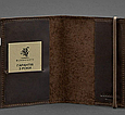 Обкладинки для паспорта зі шкіри ручної роботи стильні, обкладинки на паспорт шкіряні чохли Коричневий, фото 3