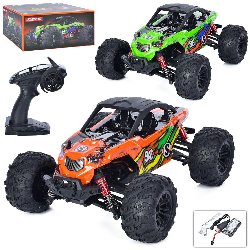 Джип UJ99-G161 (12шт) р/к 2,4GHz, 1:16,акум,27см,світло,амортиз,корпус не б'ється,гумові колеса,4х4,USBзаряд, 2кольори, в кор-ці,, фото 1