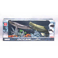 Тварини 5503-4 (24 шт.) кит 26 см 2 шт., акула, краб,омар, рухомі деталі, у кор-ку, 45-17-13,5 см