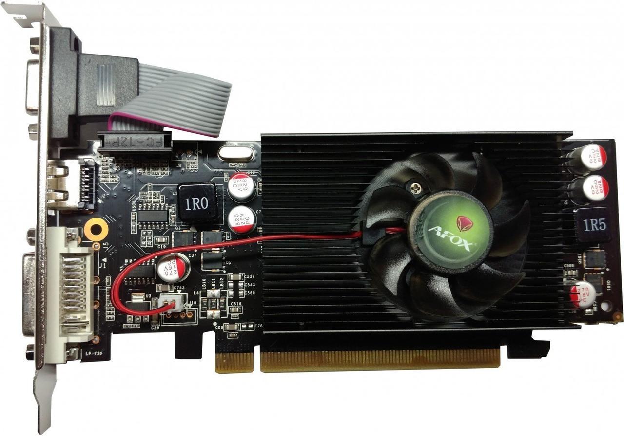 AFOX Geforce G210 1GB DDR3 64Bit DVI HDMI VGA LP Single Fan