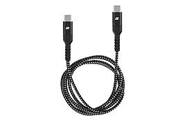 2E Кабель USB-C - USB-C PD 3.1 240W Aluminum Shell 1m Black