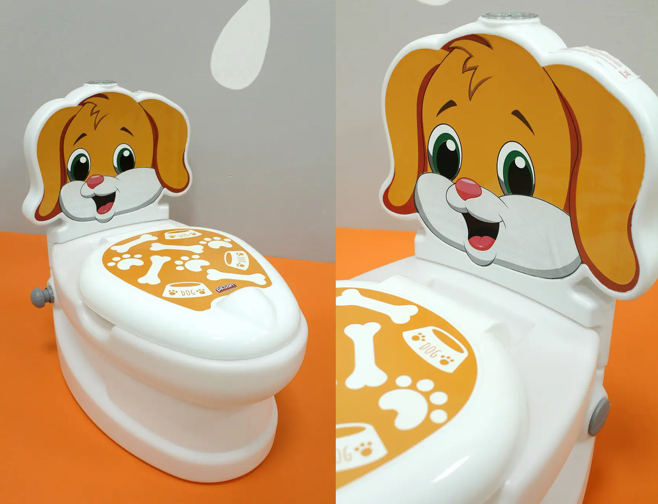 Дитячий горщик у вигляді унітазу зі знімним резервуаром навчальний горщик Pilsan 07-562