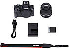 Canon Цифрова фотокамера EOS R50 + RF-S 18-45 IS STM Black, фото 2