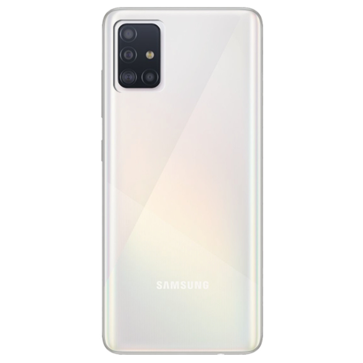 Чохол (бампер) силіконовий з патріотичним принтом на телефон Samsung Galaxy A51 | прозорий