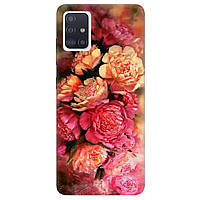 Красивий силіконовий чохол із картинкою на смартфон Samsung A71 | "Primavera flores"