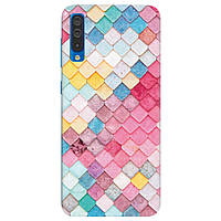 Гарний силіконовий чохол (бампер) з малюнком Samsung A50 | "Fresco"