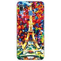 Захисний чохол силіконовий з малюнком для смартфона Samsung Galaxy A20 | "Paris dream"