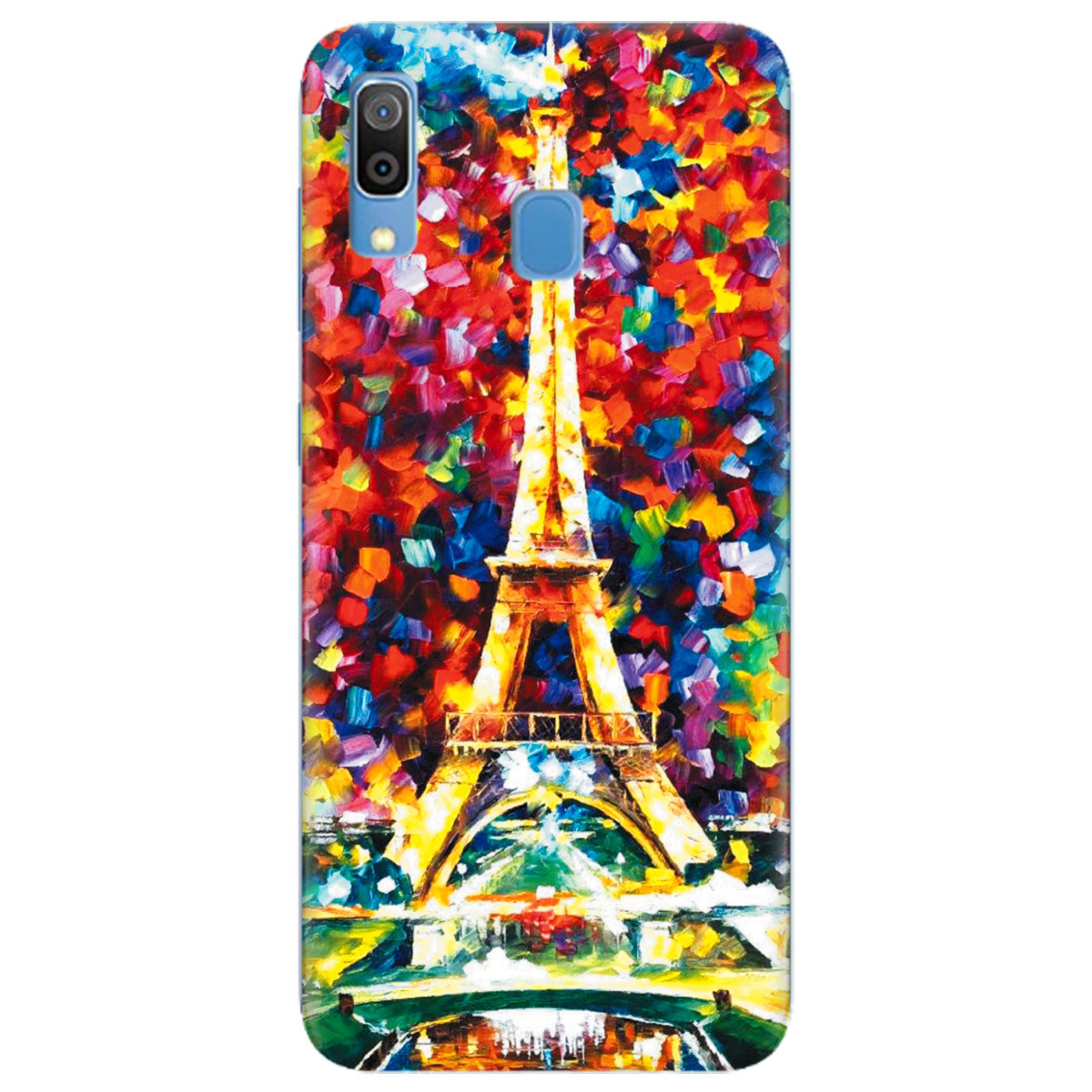 Захисний чохол силіконовий з малюнком для смартфона Samsung Galaxy A20 | "Paris dream"