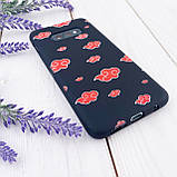 Захисний чохол силіконовий з принтом для смартфона Samsung Galaxy A33 | матовий (чорний) "Akatsuki", фото 4