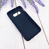 Гарний силіконовий бампер з малюнком на смартфон Samsung Galaxy A50 | матовий (чорний) "Akatsuki", фото 5