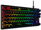 HyperX Клавіатура Alloy Origins Core PBT Red USB RGB ENG/RU Black, фото 4