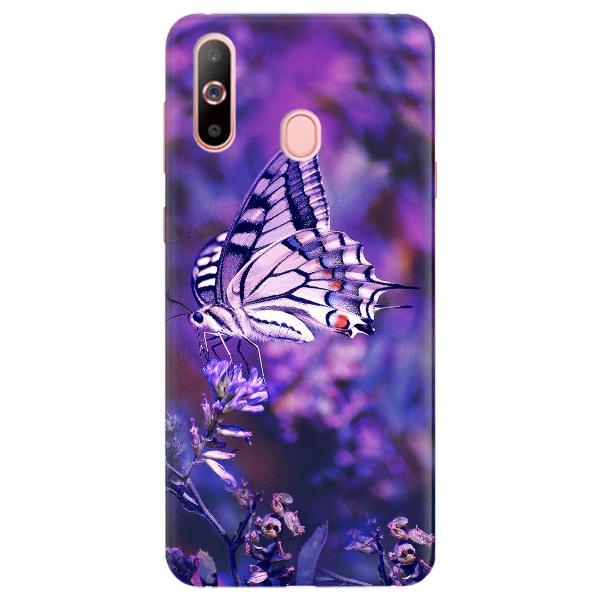 Накладка із силікону (бампер) з фото на мобільний телефон Samsung Galaxy A60 | "Farfalla", фото 1