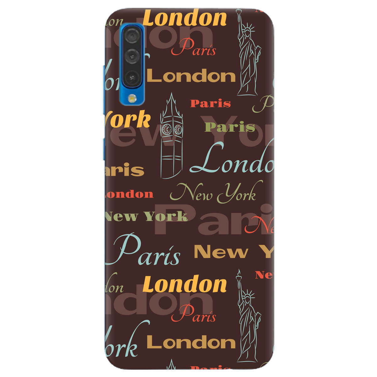 Чохол силіконовий для бездротової зарядки з принтом Samsung A30s | (зелений) | "Viator", фото 1