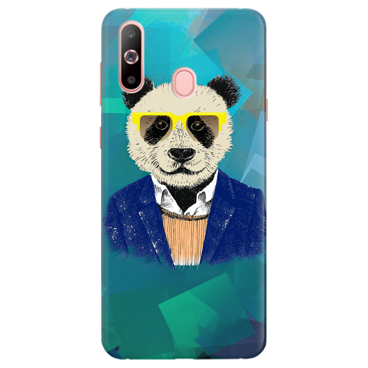 Красивий силіконовий чохол на телефон Samsung A60 "Boss", фото 1