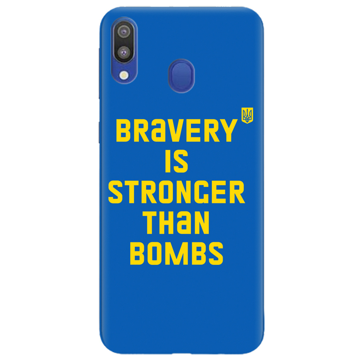 Красивий чохол із силікону з малюнком для смартфона Samsung Galaxy A40 | "Bravery"