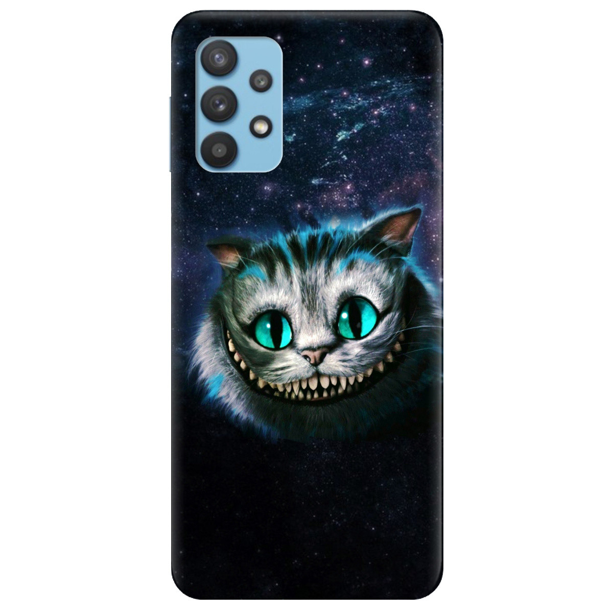 Красивий бампер із силікону з картинкою на телефон Samsung Galaxy A31 | "Cheshire Cat"