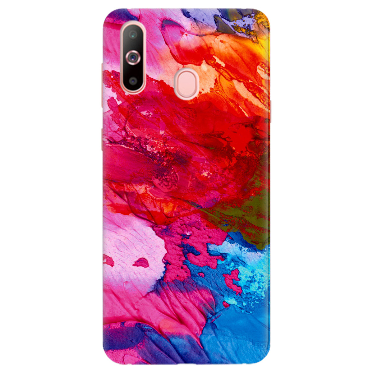 Оригінальний силіконовий чохол із принтом на смартфон Samsung A60 | "Derroche de color"