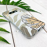 Чохол силіконовий для бездротової зарядки з принтом на телефон Samsung Galaxy A72 | для дівчат | "Quadro", фото 3